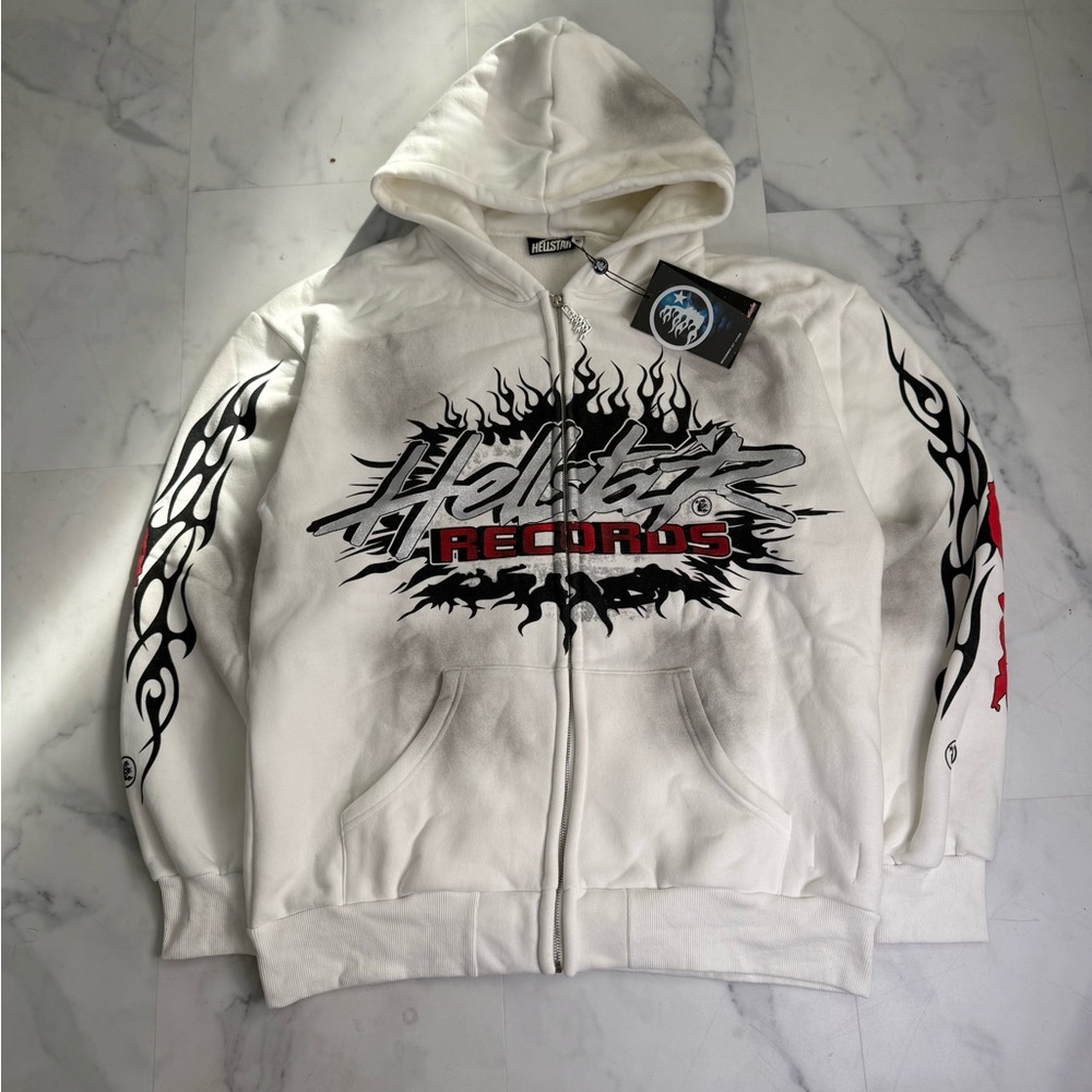 Hellstar White Hoodie